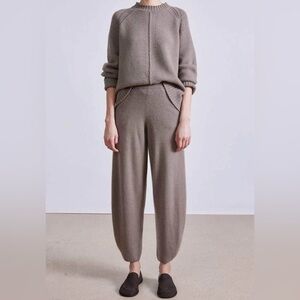 Apiece Apart - Bari Knit Pant - Charcoal- Sz Medium